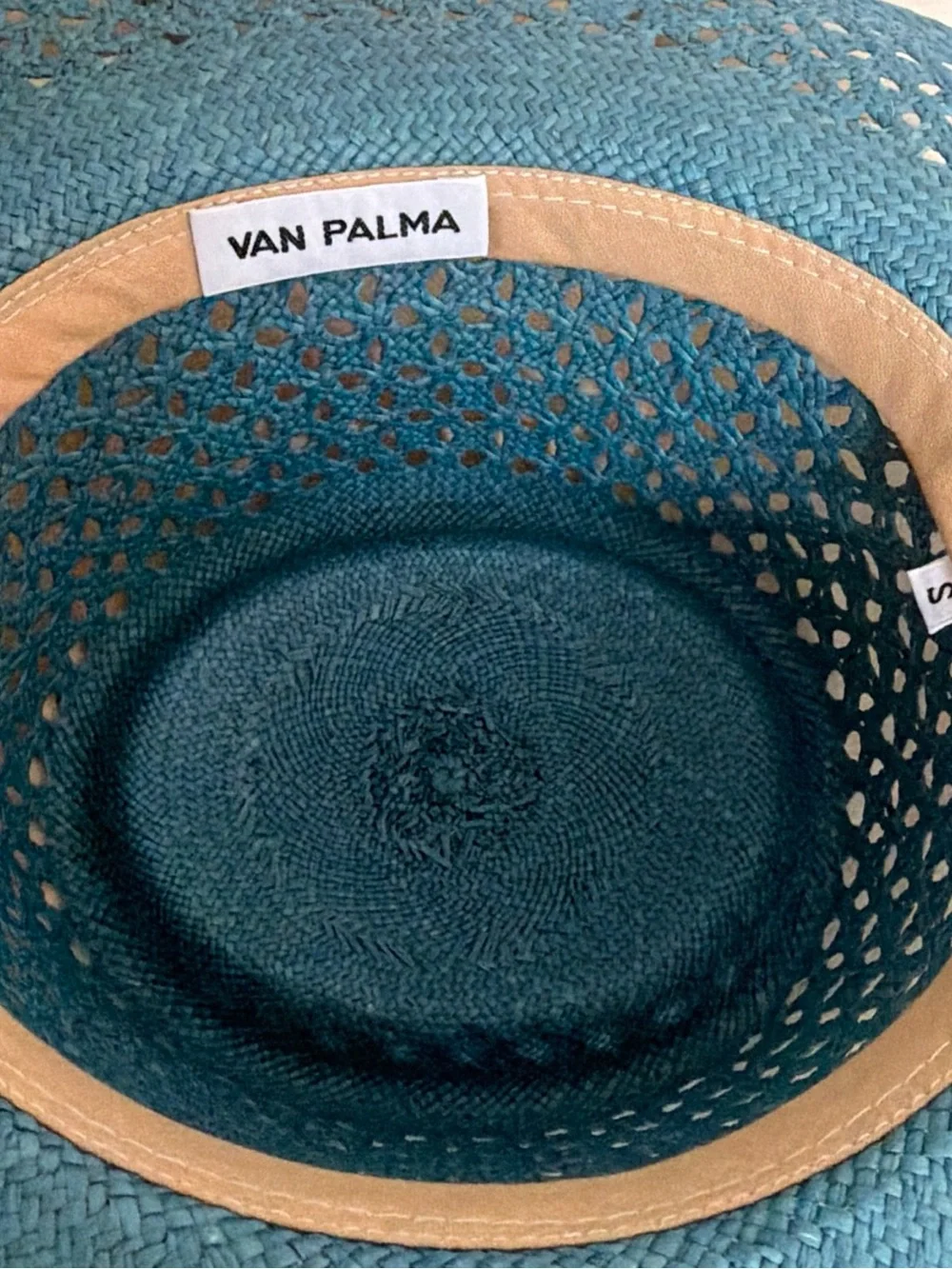 Teal Wide-Brim Woven Sun Hat - Women Accessories
